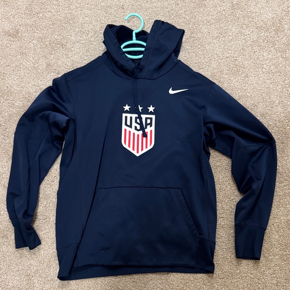 Nike USA Soccer Navy Pullover Hoodie